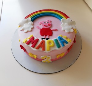 Peppa Pig & Rainbow              